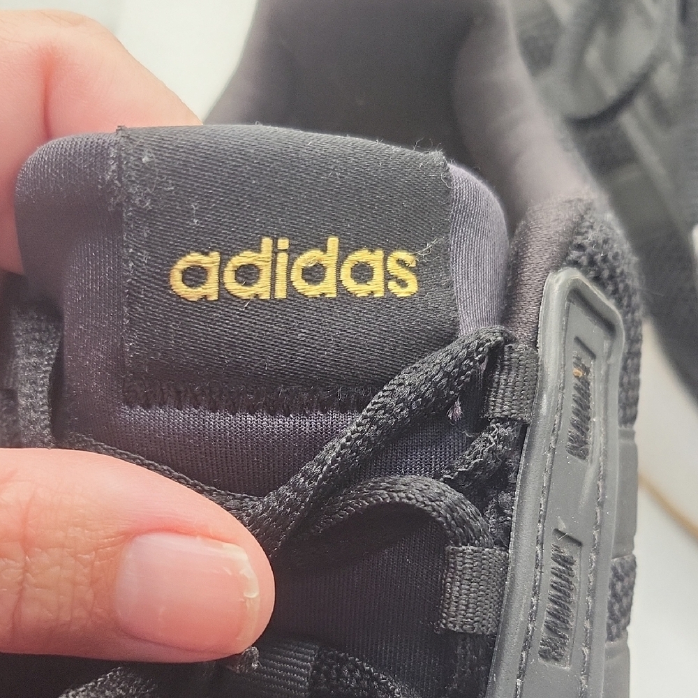 Adidas Black and Gold Sneakers - Picture 2 of 5
